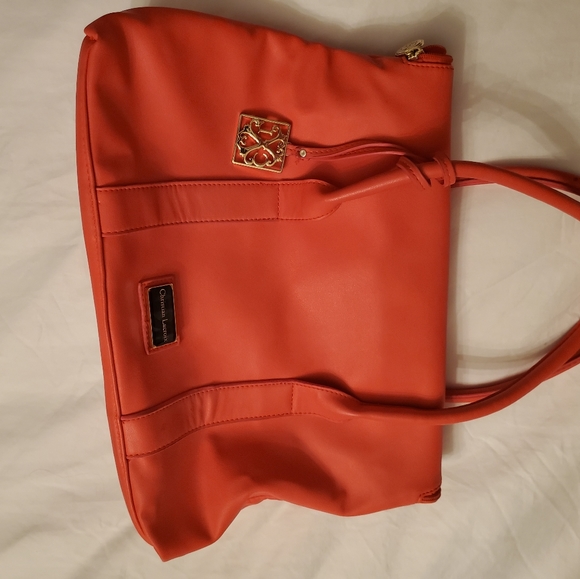 Christian Lacroix orange purse - Picture 2 of 7